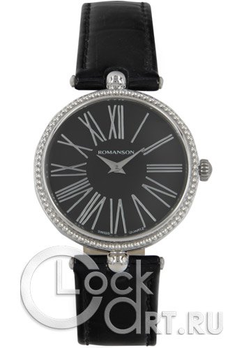 Женские наручные часы Romanson Adel RL0362LW(BK)