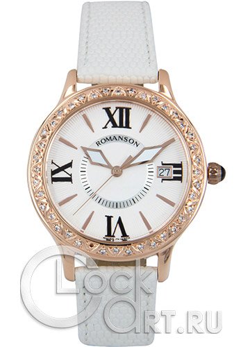 Женские наручные часы Romanson Giselle RL1222QLR(WH)WH