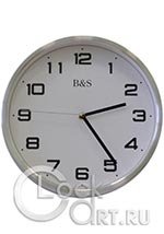 Настенные часы B&S Wall Clock GW-250AWH