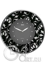 Настенные часы B&S Wall Clock SHC-300-GF(BL)
