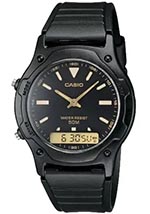 Мужские наручные часы Casio Ana-Digi AW-49HE-1A