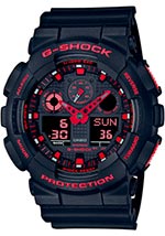 Мужские наручные часы Casio G-Shock GA-100BNR-1A