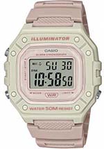 Женские наручные часы Casio General W-218HC-4A