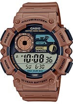 Мужские наручные часы Casio Fishing Gear WS-1500H-5A