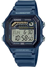 Мужские наручные часы Casio General WS-1600H-2A