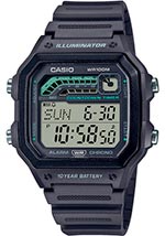 Мужские наручные часы Casio General WS-1600H-8A