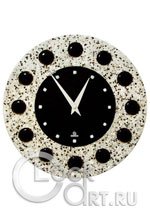 Настенные часы Glass Deco Round R-B3
