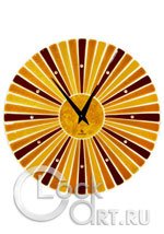 Настенные часы Glass Deco Round R-D2