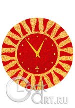 Настенные часы Glass Deco Round R-L4