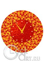 Настенные часы Glass Deco Round R-M12