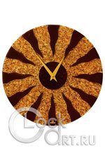 Настенные часы Glass Deco Round R-S1