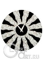 Настенные часы Glass Deco Round R-S3