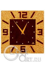 Настенные часы Glass Deco Square S-A1
