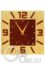 Настенные часы Glass Deco Square S-A2