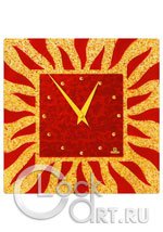 Настенные часы Glass Deco Square S-L4