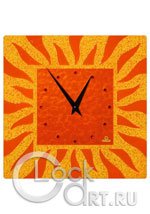 Настенные часы Glass Deco Square S-L5