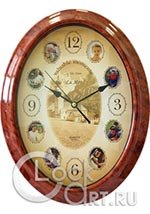Настенные часы La Mer Wall Clock GM002BRN