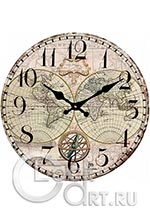 Настенные часы Lowell Justaminute 14863