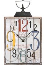 Настенные часы Lowell Justaminute 21452
