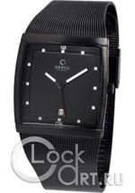 Мужские наручные часы Obaku Gents' Rectangular V102GBBMB