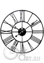 Настенные часы Old Times Кованые OT-K640-SILVER-1