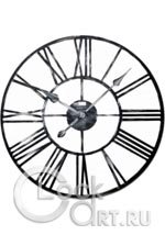 Настенные часы Old Times Кованые OT-K640-SILVER-2