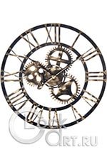 Настенные часы Old Times Кованые OT-K650-R-GOLD