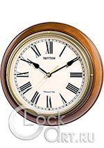 Настенные часы Rhythm Wooden Wall Clocks CMH723CR06