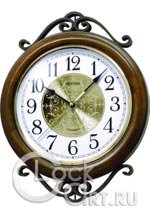Настенные часы Rhythm Wooden Wall Clocks CMH754NR06