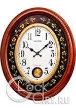 Настенные часы Rhythm High Grade Wooden Clocks CMJ580NR06