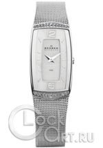 Женские наручные часы Skagen Mesh Rectangular 887SSS