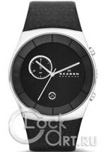 Мужские наручные часы Skagen Leather Classic SKW6070