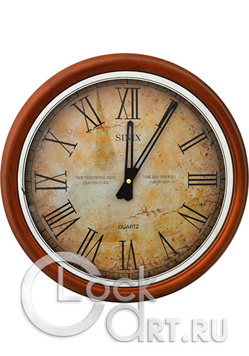 часы Sinix Wall Clocks 5082BRN