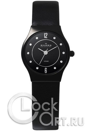 Женские наручные часы Skagen Ceramic UltraSlim 233XSCLB