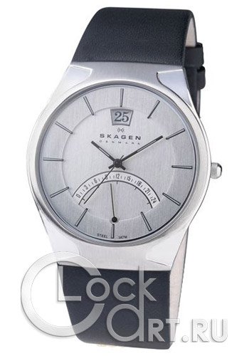 Мужские наручные часы Skagen Leather Classic 668XLSLZM