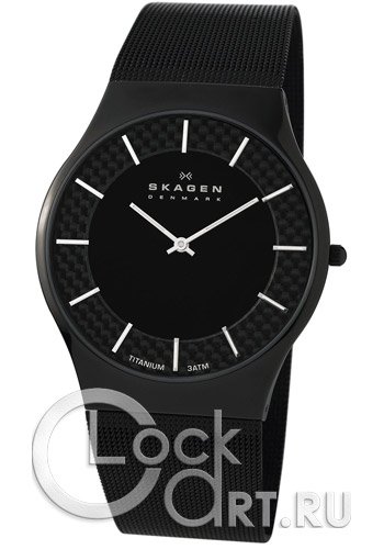 Мужские наручные часы Skagen Carbon Fibre 803XLTBB