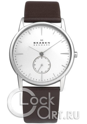 Мужские наручные часы Skagen Leather Classic 958XLSL
