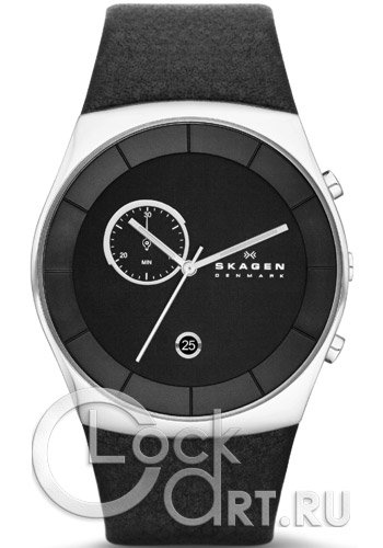 Мужские наручные часы Skagen Leather Classic SKW6070